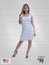 CHACHA Ruffle Dress Sleeveless Knee length - D760